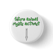 future animal rights activist pins