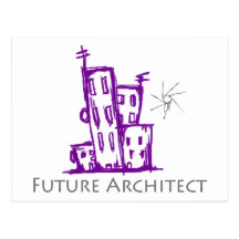 Future Architect Cute Design! Post Card
