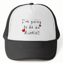 Future Auntie Kid Print Tshirts and Gifts Trucker Hat