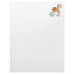 future basketball player baby boy letterhead design