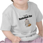 Future Basketball Star Baby Girl T-shirts