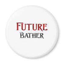 Future Bather Fridge Magnets