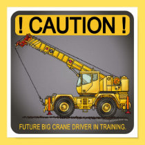 Future Big Crane Driver Poster Print posters