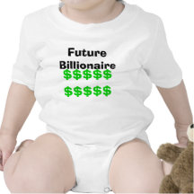 Future Billionaire Baby Bodysuits