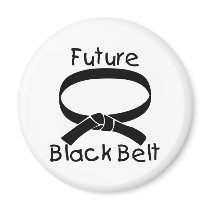 Future Black Belt Magnet