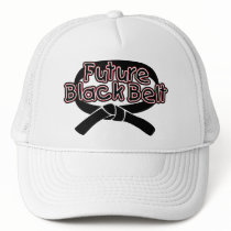 Future Black Belt  (red) Trucker Hats