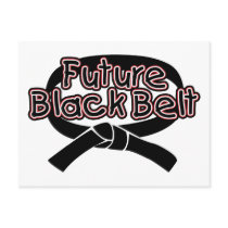 Future Black Belt  (red) Postcards
