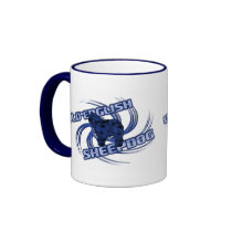 Future Blue Old English Sheepdog Mug by MenagerieMayhem Future Blue Old English Sheepdog Mug