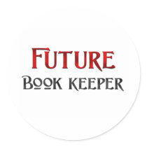 Future Book Keeper stickers by jobshirt Future Book Keeper stickers