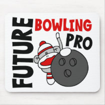 Future Bowling Pro Sock Monkey Mousepads