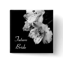 Future Bride Alstroemeria Lily I.D. Button