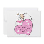 Future Bride with Heart Tshirts and Gifts Custom Invites
