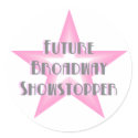 Future Broadway Showstopper (Pink) Stickers by Showtune_Nation Future Broadway Showstopper (Pink) Stickers