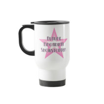 Future Broadway Showstopper (Pink) Travel Mug mugs