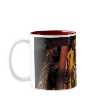 Future Buddah mug red/white