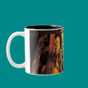Future Buddha mug black/white by pat102865 Future Buddha mug black/white