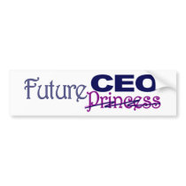 Future CEO bumper stickers