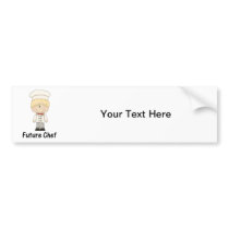 future chef (boy) bumper sticker