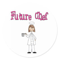 Future Chef ( girl) stickers