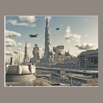 Future City Streets postcards