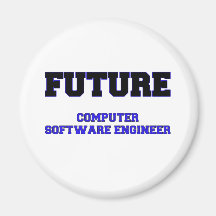 Future Computer Software Engineer Refrigerator Magnets
