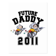 Future Daddy 2011 Postcard