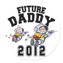 Future Daddy 2012 - Father To Be Sticker