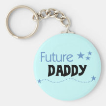 Future Daddy Tshirts and Gifts Key Chain