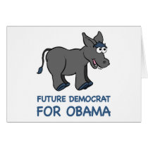 Future Democrat Obama cards by TeeShirtsTShirts Future Democrat Obama cards
