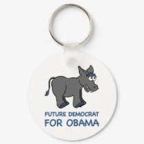 Future Democrat Obama keychains by TeeShirtsTShirts Future Democrat Obama keychains