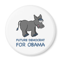 Future Democrat Obama magnets by TeeShirtsTShirts Future Democrat Obama magnets