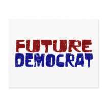 Future Democrat postcards