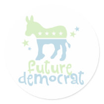 Future Democrat stickers by lolitics Future Democrat stickers