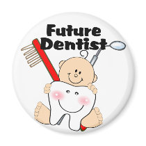 Future Dentist Refrigerator Magnet