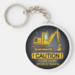 Future Digger Shovel Driver Key Chain