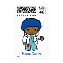 Future Doctor - Boy postage by aesthete Future Doctor - Boy postage