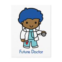 Future Doctor - Boy postcards