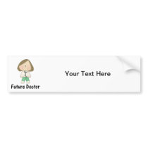 future doctor (girl) bumper sticker