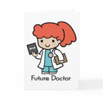 Future Doctor - Girl Greeting Cards