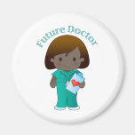 Future Doctor  Girl Refrigerator Magnet