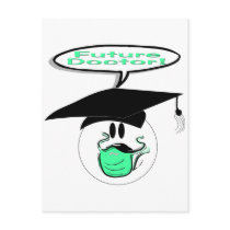 Future Doctor Graduations postcards by GradShop Future Doctor Graduations postcards