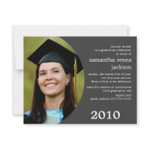 Future Dreamer Graduation Invitation (Gray)