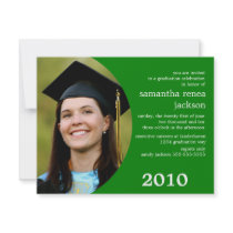 Future Dreamer Graduation Invitation (Green)