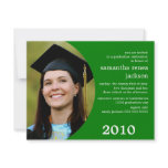 Future Dreamer Graduation Invitation (Green)