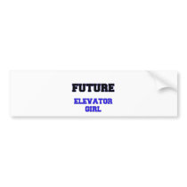 Future Elevator Girl Bumper Stickers