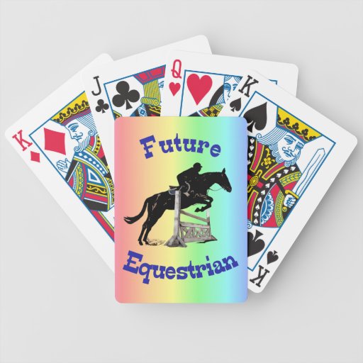 Future Equestrian Children's Playing Cards
