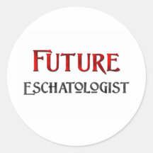 Future Eschatologist Round Sticker