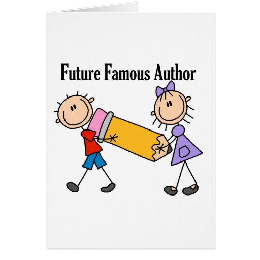 Future Famous Author Greeting Card