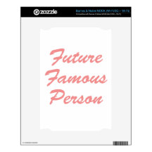 Future Famous Person! Decals For The NOOK