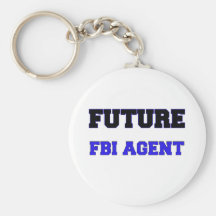 Future Fbi Agent Key Chain
